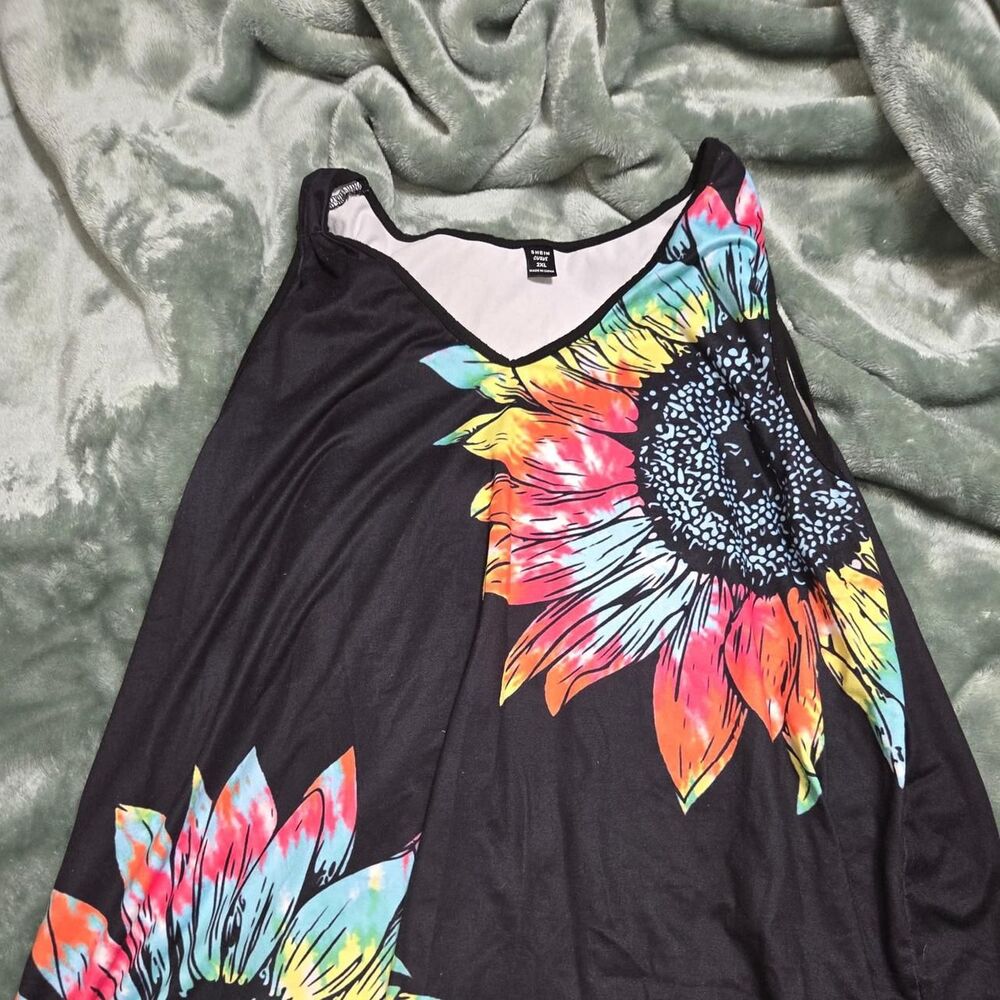 Shein-curve-plus Women's multi Vest